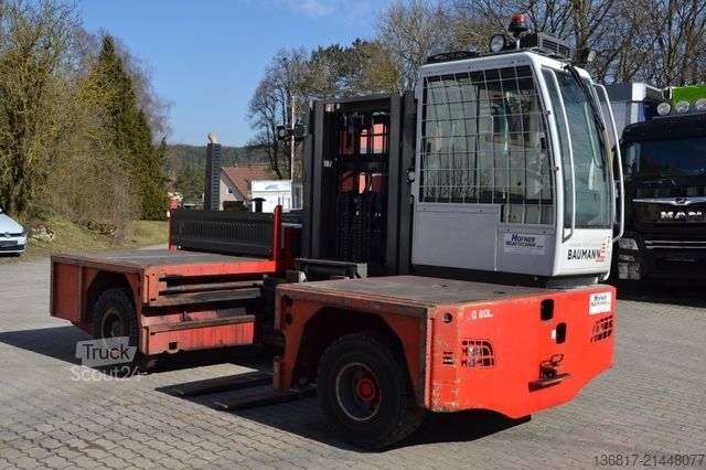 Chariot élévateur latéral BAUMANN DFQ 80 L. 75/14-12/48 TR / Freihub / 7,5 to