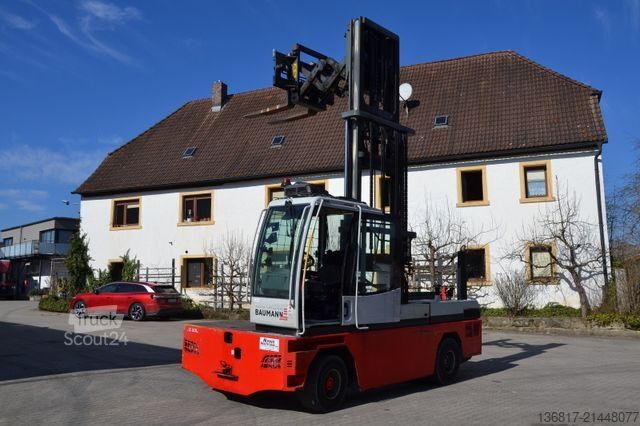 Chariot élévateur latéral BAUMANN DFQ 80 L. 75/14-12/48 TR / Freihub / 7,5 to