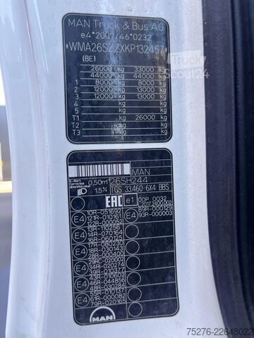 Těžké zatížení MAN TGS 33.460 6x4 Tractor unit Euro 6