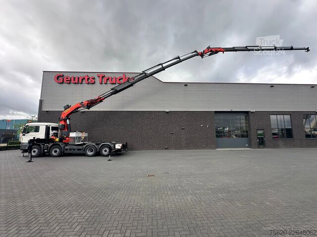 Vrachtwagen met kraan MAN TGS 35.440 8X4H-6 BL + PALFINGER PK 78002 + PJ ...