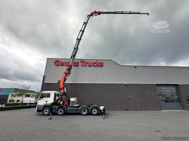Vrachtwagen met kraan MAN TGS 35.440 8X4H-6 BL + PALFINGER PK 78002 + PJ ...