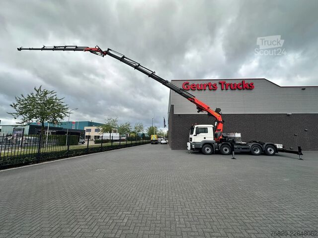 Vrachtwagen met kraan MAN TGS 35.440 8X4H-6 BL + PALFINGER PK 78002 + PJ ...