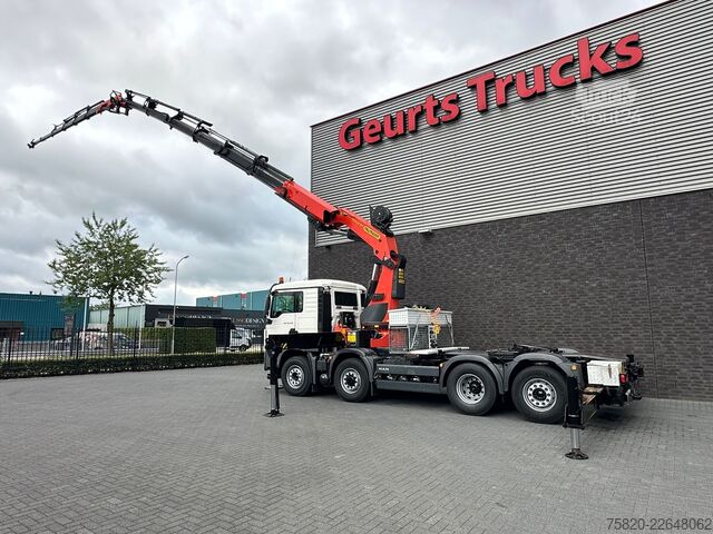 Vrachtwagen met kraan MAN TGS 35.440 8X4H-6 BL + PALFINGER PK 78002 + PJ ...