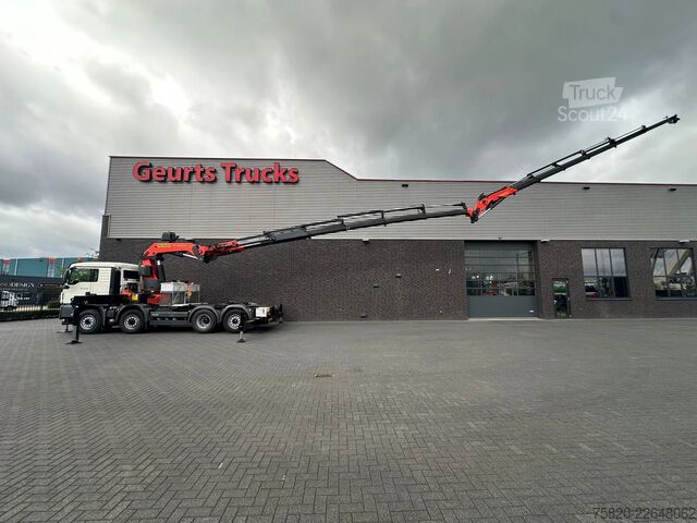 Vrachtwagen met kraan MAN TGS 35.440 8X4H-6 BL + PALFINGER PK 78002 + PJ ...