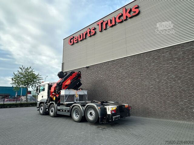 Vrachtwagen met kraan MAN TGS 35.440 8X4H-6 BL + PALFINGER PK 78002 + PJ ...
