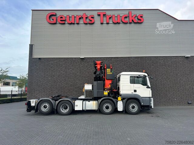 Vrachtwagen met kraan MAN TGS 35.440 8X4H-6 BL + PALFINGER PK 78002 + PJ ...