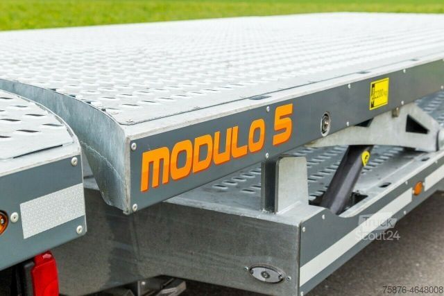 Biltransportlastbil MAN 12.250 TGL mit AnhĂ€nger fĂŒr 5 PKW / VERFĂGBAR
