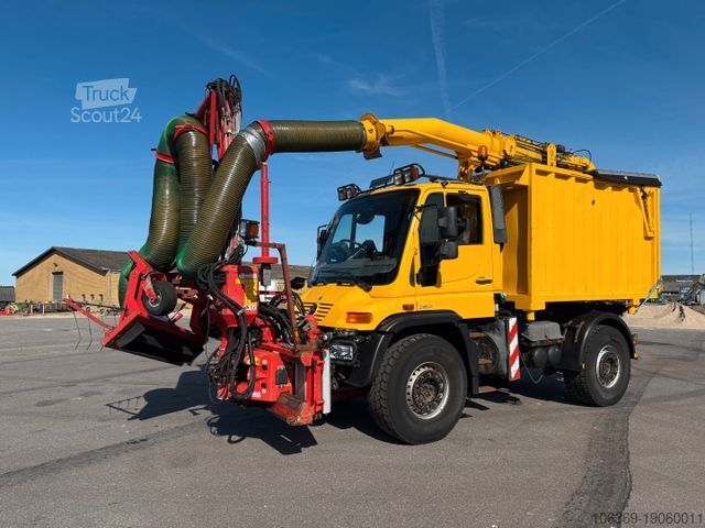 Wywrotka UNIMOG U500 4x4 / Dücker Kipper / Saug / Mäher  MKT 15R