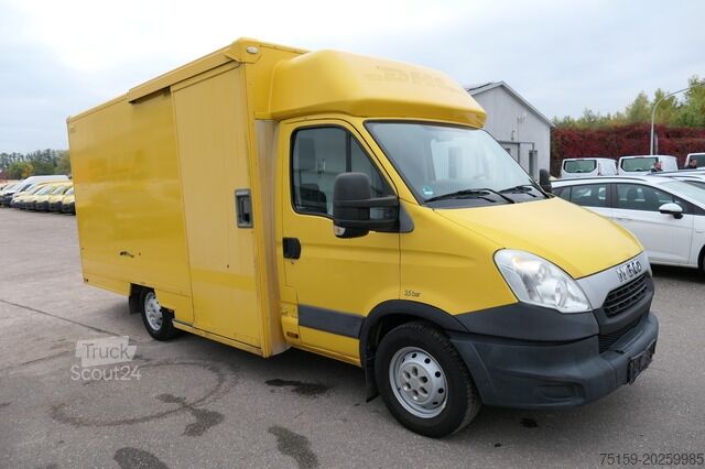 Transporter mit Koffer iveco Daily 35 S11 C30C AUTOMATIK KAMERA Regale LUFT DURCHGANG EURO-5 CoC