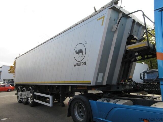 Semi-remorque benne Wielton 3-Achs Kippmulde 53 m³ Liftachse