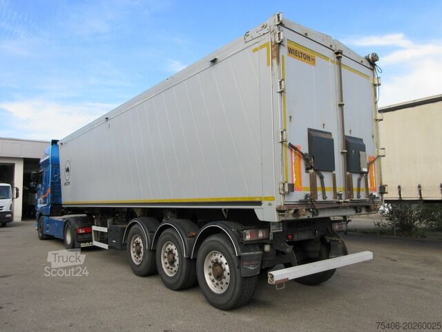 Semi-remorque benne Wielton 3-Achs Kippmulde 53 m³ Liftachse