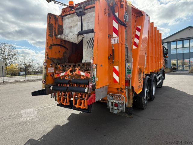 Garbage truck MERCEDES-BENZ Actros 2532 6x2 MP 3 Zoeller Medium SL-2,