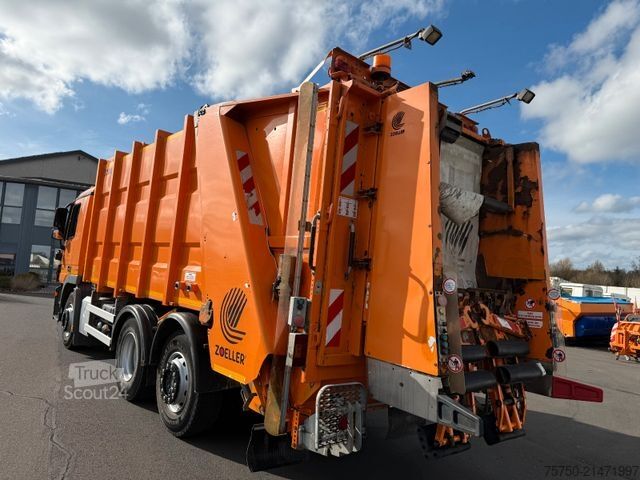 Garbage truck MERCEDES-BENZ Actros 2532 6x2 MP 3 Zoeller Medium SL-2,