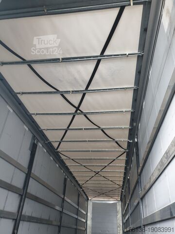 Rimorchio con pianale e telone FLIEGL SDS 390 Gardine Standard Ultralight Coil