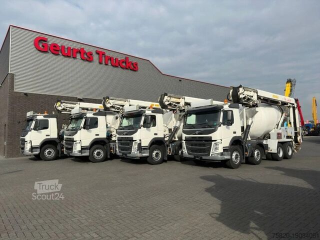 Frullatore Volvo FM 410 8X4 + STETTER 9 M3 MIXER/MISCHER + THEAM...