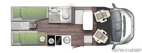 Напівінтегрований кемпер Forster T 699 EB 140 PS * Automatik * 3,5 t