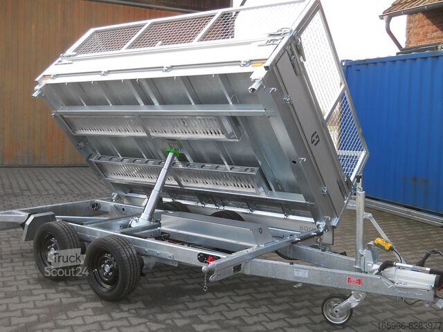 Camión volquete trilateral Henra, Neues Modell, ab Lager lieferbar! KP353018, 3500 kg, 3,01 x 1,85 x 0.9 m