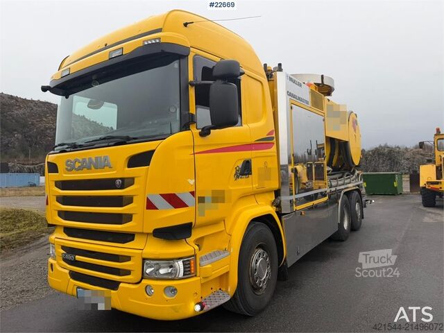 Siurbimo transporto priemonė Scania R490 6x2 jetting/sludge vacuum combi with Muller s