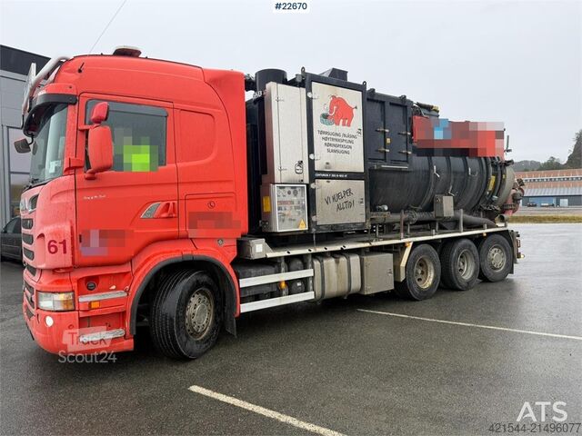 Siurbimo transporto priemonė Scania R560 8x4 supersucker with Disab superstructure