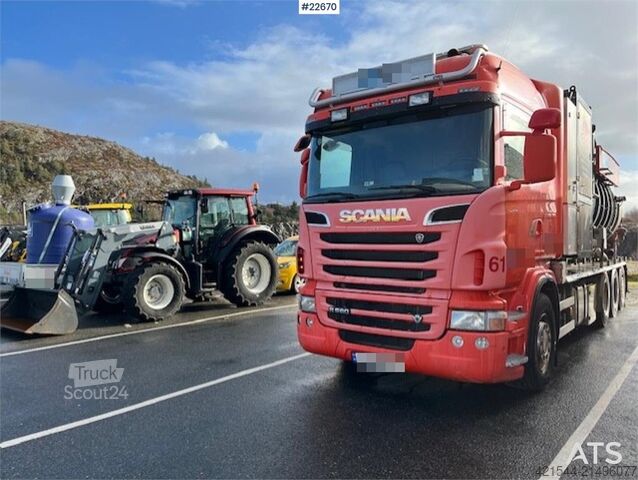 Siurbimo transporto priemonė Scania R560 8x4 supersucker with Disab superstructure