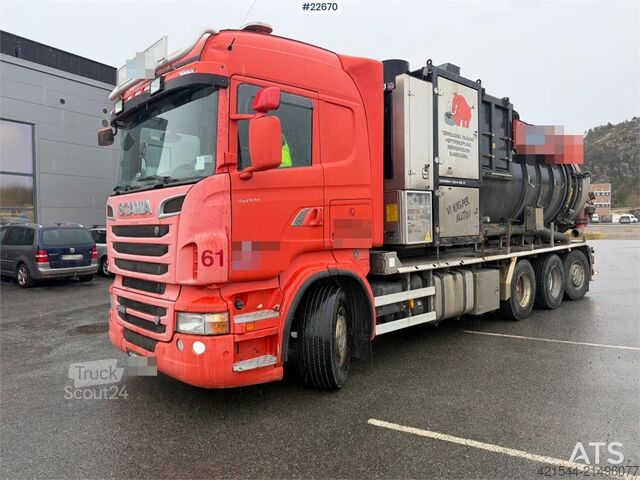 Siurbimo transporto priemonė Scania R560 8x4 supersucker with Disab superstructure