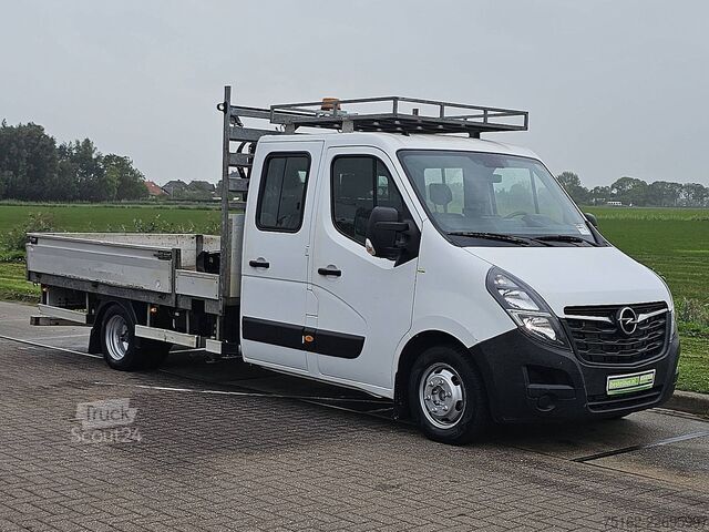 Lastbil med plattform och kran OPEL MOVANO 2.3 HIAB018 kraan EURO6