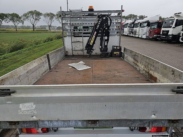 Lastbil med plattform och kran OPEL MOVANO 2.3 HIAB018 kraan EURO6