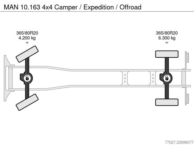 MAN 10.163 4x4 кемпер / экспедиционный / внедорожный MAN 10.163 4x4 Camper / Expedition / Offroad
