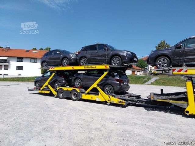Biltransport lastebil MAN TGS 18.400 Autotransporter Komplettgespann