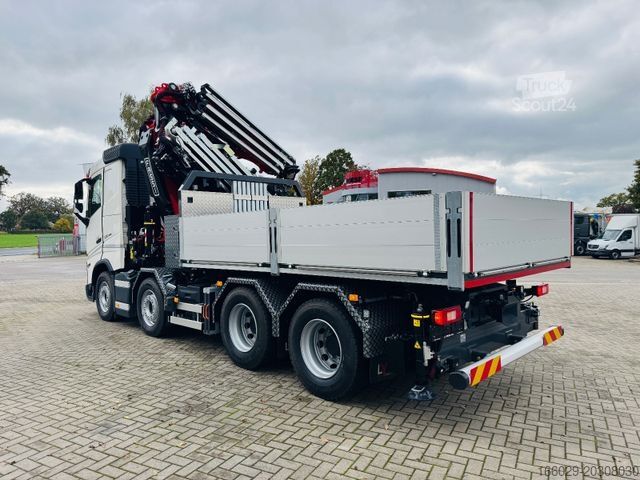 Tovornjak s ploščadjo VOLVO FH 500 8x4 Kran F820 RA2.27 Jib & Winde Sofort