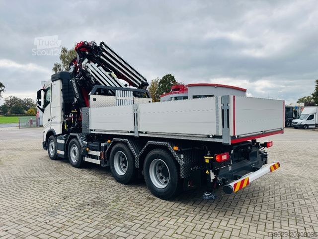 Camión de carga pesada VOLVO FH 500 8x4 Kran F820 RA2.27 Jib & Winde Sofort