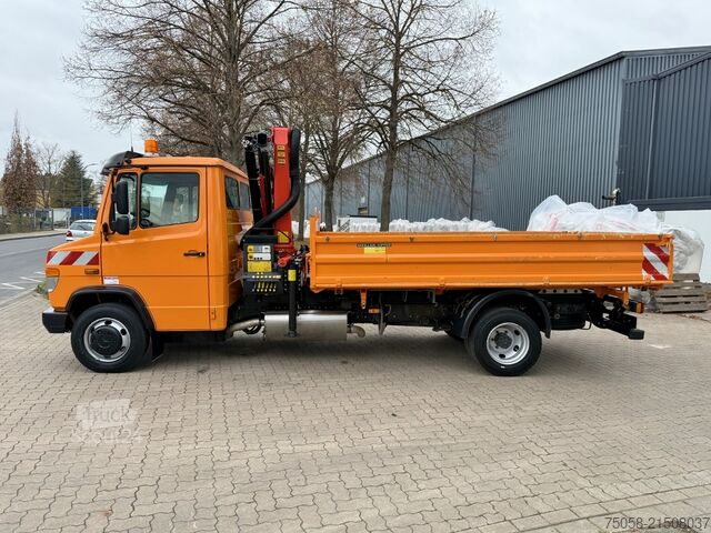 Autokranwagen Mercedes-Benz VARIO 818D - 64 Tkm - Kipper - Kran - 1.