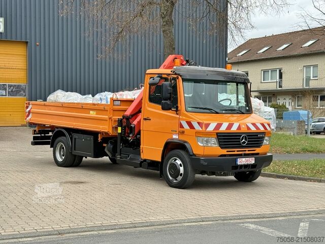 Autokranwagen Mercedes-Benz VARIO 818D - 64 Tkm - Kipper - Kran - 1.