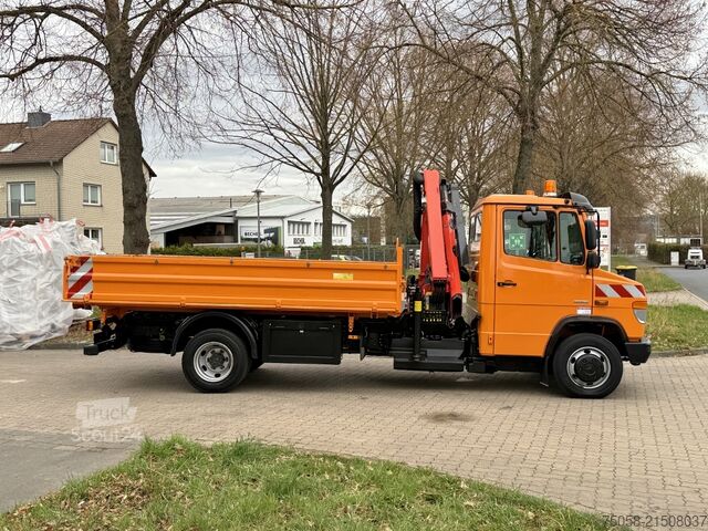 Autokranwagen Mercedes-Benz VARIO 818D - 64 Tkm - Kipper - Kran - 1.