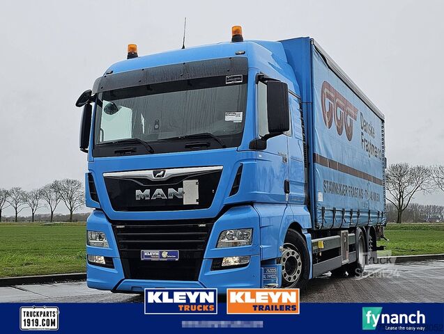 Sliding tarpaulin M.A.N. 26.470 TGX Schuifzeil Laadklep!