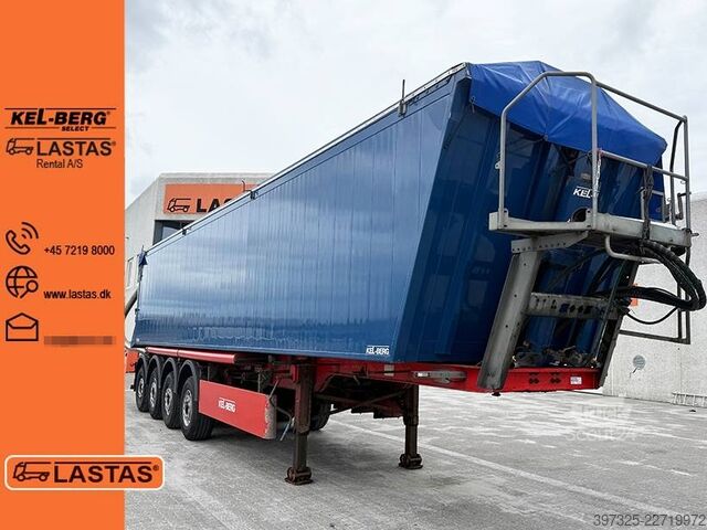 Wywrotka Kel-Berg 4 axle Tipper / Alukastenmulde Kipper 56m3