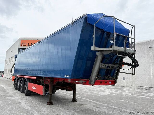 Wywrotka Kel-Berg 4 axle Tipper / Alukastenmulde Kipper 56m3
