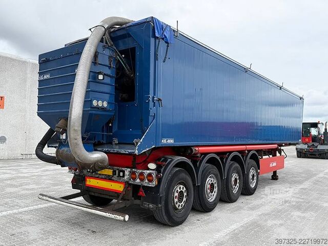 Wywrotka Kel-Berg 4 axle Tipper / Alukastenmulde Kipper 56m3