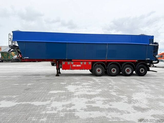 Wywrotka Kel-Berg 4 axle Tipper / Alukastenmulde Kipper 56m3