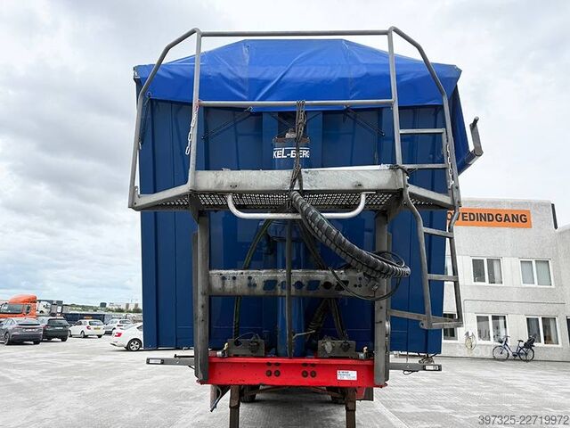 Wywrotka Kel-Berg 4 axle Tipper / Alukastenmulde Kipper 56m3