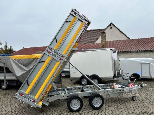 Remorque à benne basculante Brian James Trailers Cargo Tipper 2, Heckkipper 526-3116-35-2-12, 3100 x 1600 x 300 mm, 3,5 to.