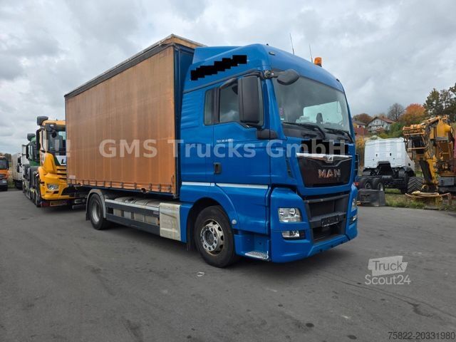 Autocarro con pianale e telone MAN TGX 18.440 / 6,5m / Autom + Ret