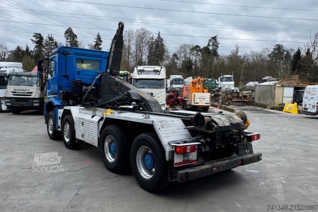 Camion benne à bras amovible MERCEDES-BENZ Arocs 3245 8x4 Hiab 26T