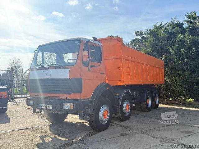 Camion benne MERCEDES-BENZ V8 8X4 Dumper Tipper Spring/Spring ZF Man Gear