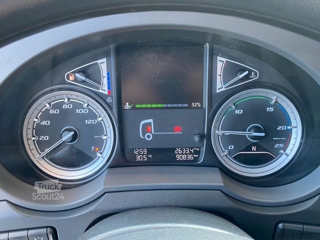 Żuraw samochodowy DAF XF 530 FAN 6X2 Baustoffpritsche mit HYVA HC213E3