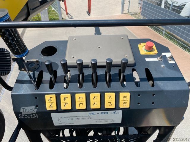 Żuraw samochodowy DAF XF 530 FAN 6X2 Baustoffpritsche mit HYVA HC213E3