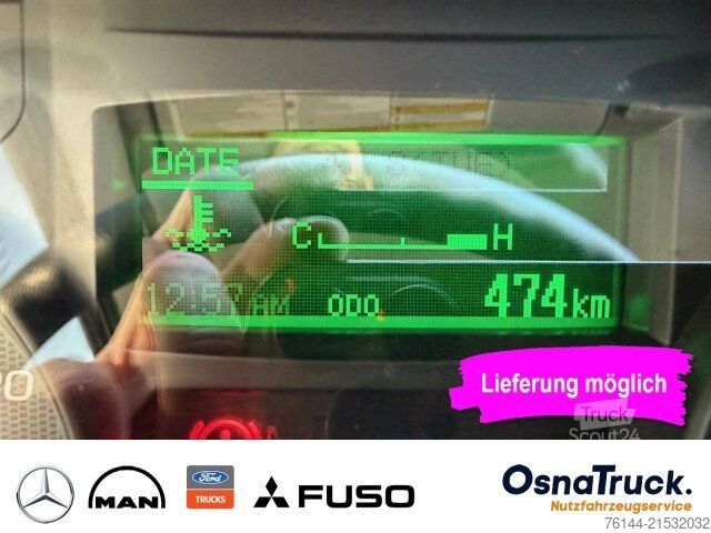 Dostavno vozilo s kesonom FUSO 7C18 Koffer+LBW,Klima Nutzlast 2910 KG,Sideguard