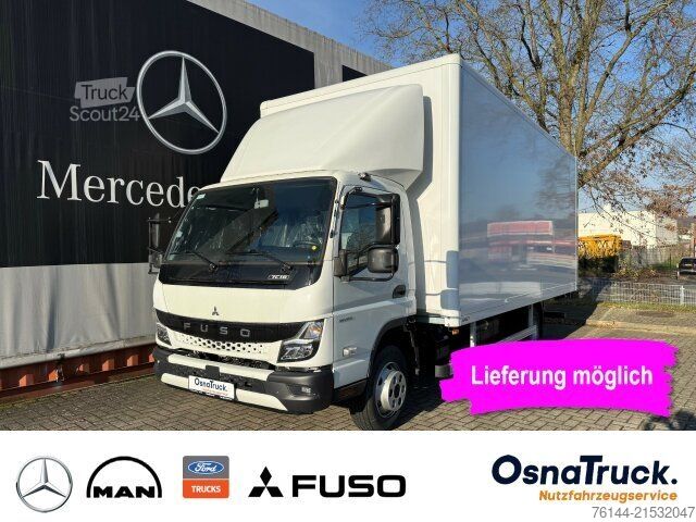 Dostavno vozilo s kesonom FUSO 7C18 Koffer+LBW,Klima Nutzlast 2925 KG,Sideguard
