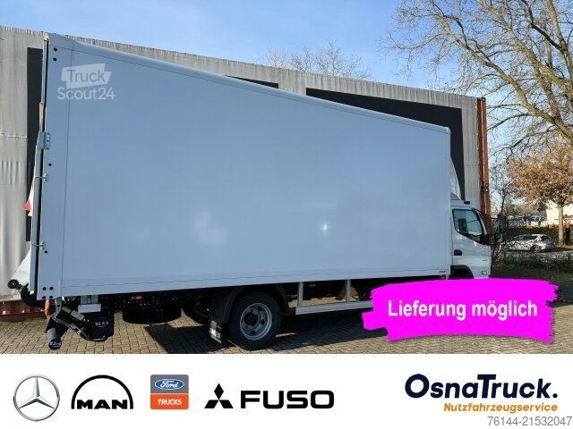 Dostavno vozilo s kesonom FUSO 7C18 Koffer+LBW,Klima Nutzlast 2925 KG,Sideguard