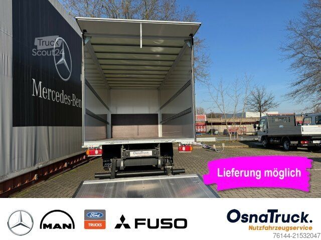Dostavno vozilo s kesonom FUSO 7C18 Koffer+LBW,Klima Nutzlast 2925 KG,Sideguard